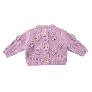 Sandy Cardigan - Parme (12-24m)