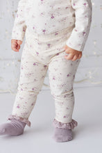 Load image into Gallery viewer, Organic Cotton Everyday Legging - Sweet William Floral Natural