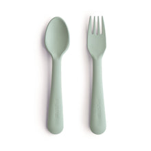 Load image into Gallery viewer, Dinnerware Fork and Spoon Set (Sage)