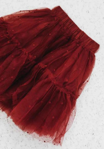 Red Star Tulle Skirt