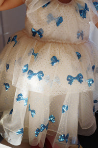 yvonne fairy dress - bowie blue