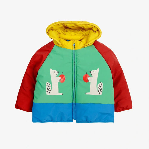 Hungry Squirrel hooded anorak