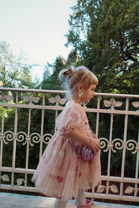 tullie dress - heart rose glitter