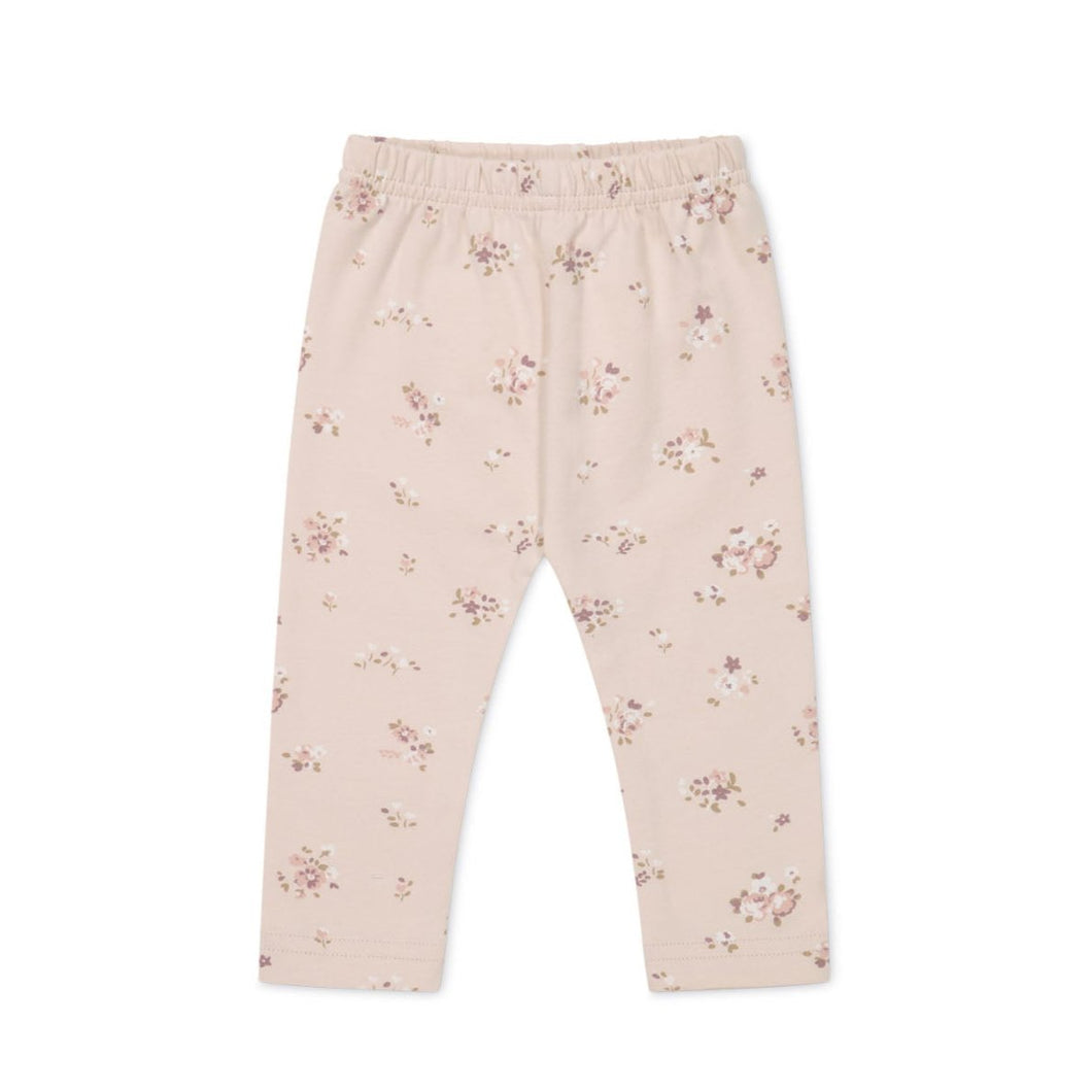 Organic Cotton Everyday Legging - Petite Fleur Soft Peony