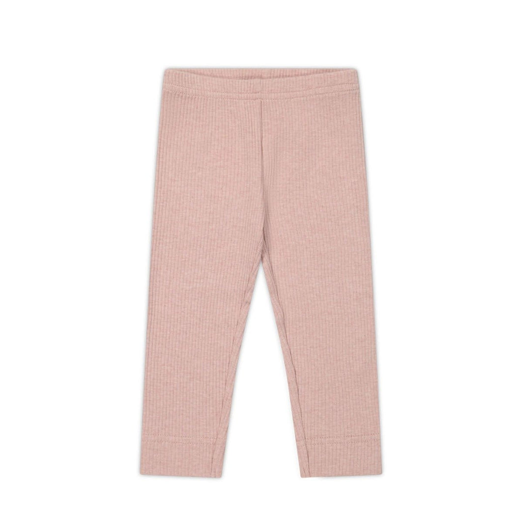 Organic Cotton Modal Everyday Legging - Peony Marle