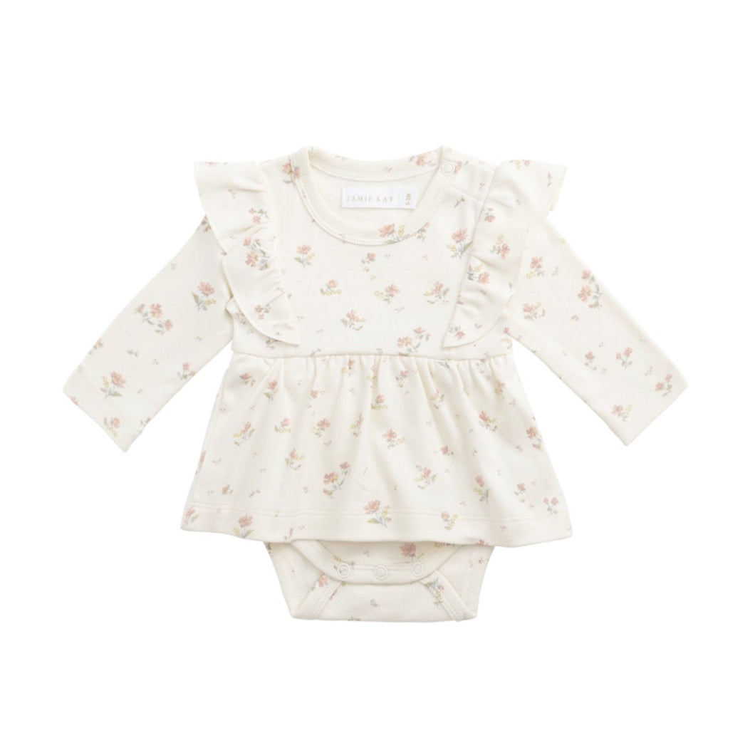 Organic Cotton Vivienne Playsuit - Emilia Egret