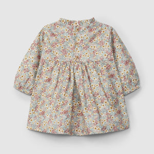 Floral dress with smocking