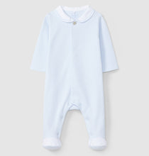 Load image into Gallery viewer, Babygrow round collar with embroidery