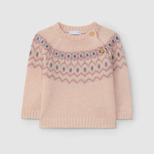 Jacquard knit jumper