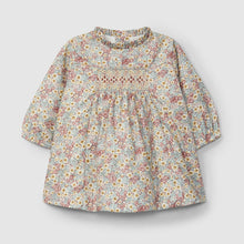 Load image into Gallery viewer, Floral dress with smocking