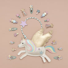 Load image into Gallery viewer, Flying unicorn clip set