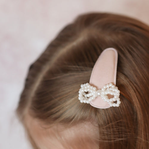 Clip | Blush Pearl Bow