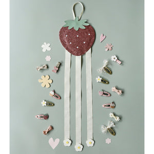 Sweet Strawberry 3 Ribbon Clip Hanger