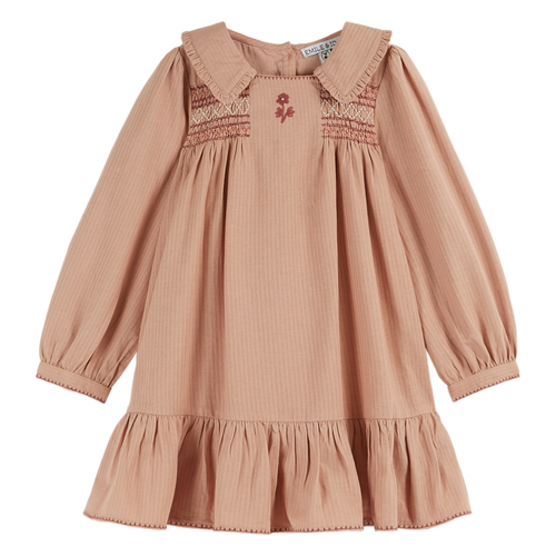 VINTAGE SMOCKED POWDER DRESS