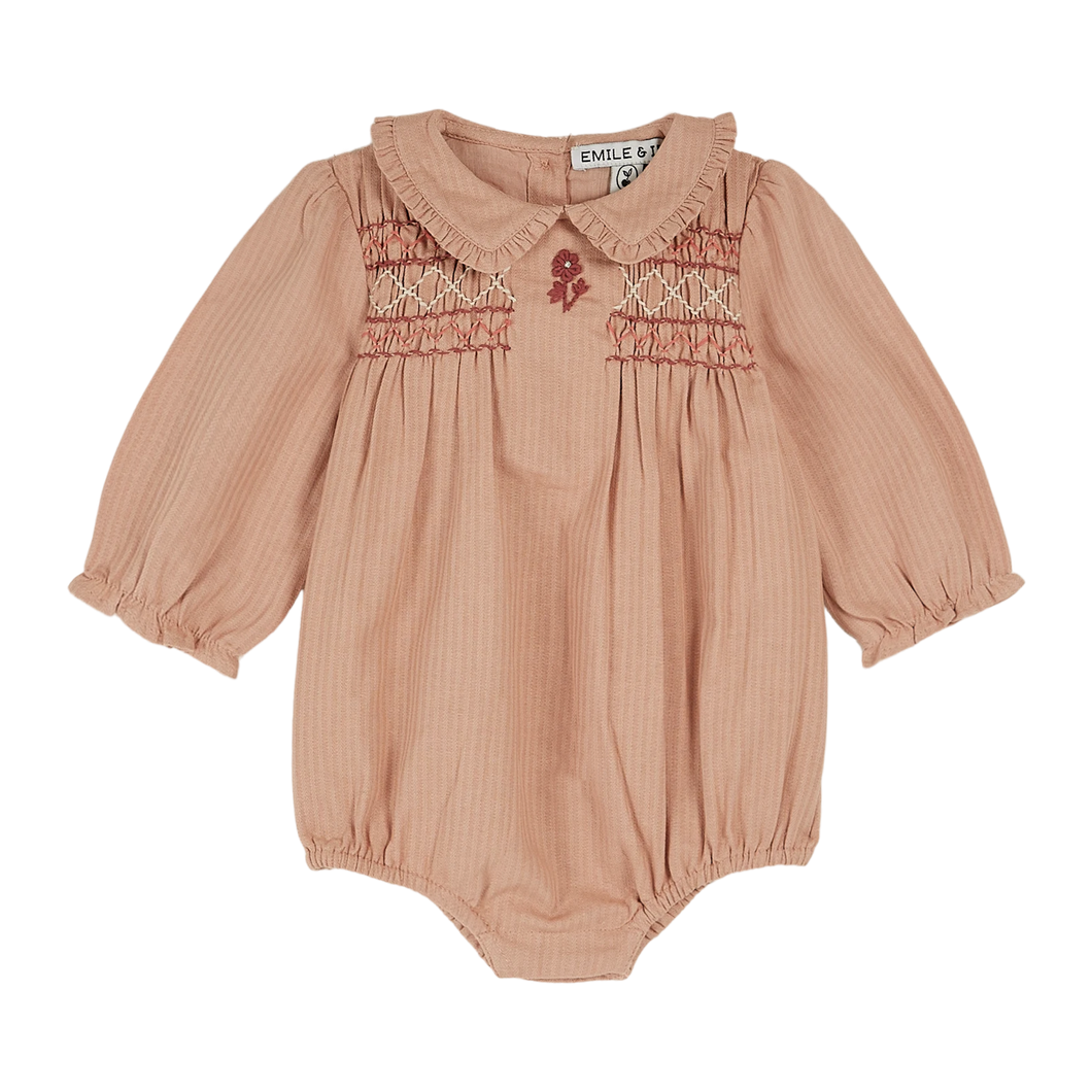 POWDER SMOCKED SHORT