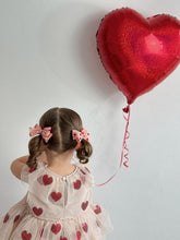 Load image into Gallery viewer, Tulle Pigtail Bows | Valentine