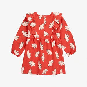 Freedom Bird all over ruffle dress