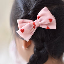 Load image into Gallery viewer, Tulle Pigtail Bows | Valentine