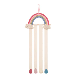 Bright Rainbow Drops Clip Hanger