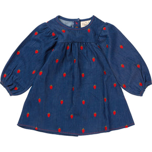 Colette Dress - Berry Denim