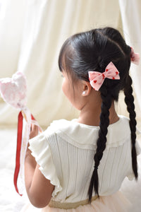 Tulle Pigtail Bows | Valentine