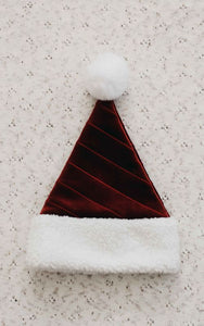 Red Velvet Santa Hat for Child