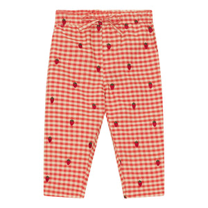 MOLLY PANTS - BERRY GINGHAM