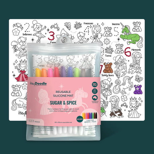 Sugar & Spice Classic Colouring & Doodle Mat