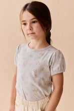 Load image into Gallery viewer, Organic Cotton Prarie Top - Petite Fleur Blue