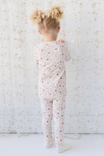 Load image into Gallery viewer, Organic Cotton Atlas Long Sleeve Pyjama Set - Berry Cream Adaline Berries