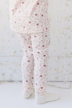 Load image into Gallery viewer, Organic Cotton Atlas Long Sleeve Pyjama Set - Berry Cream Adaline Berries