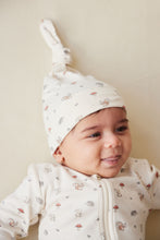 Load image into Gallery viewer, Organic Cotton Knot Beanie - Woodland Friends