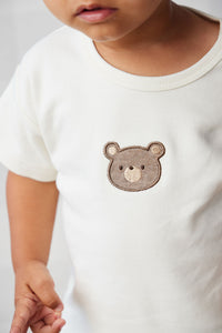 Pima Cotton Hunter Tee - Cloud Bear