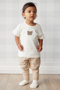 Pima Cotton Hunter Tee - Cloud Bear