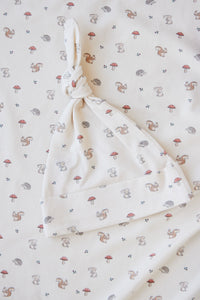 Organic Cotton Wrap Blanket - Woodland Friends