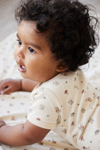 Load image into Gallery viewer, Organic Cotton Hudson Short Sleeve Bodysuit - Woodland Friends