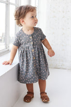 Load image into Gallery viewer, Organic Cotton Lola Dress - Rosalie Floral Lava