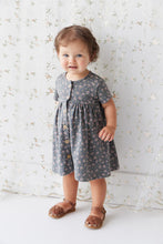 Load image into Gallery viewer, Organic Cotton Lola Dress - Rosalie Floral Lava