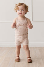 Load image into Gallery viewer, Organic Cotton Singlet - Petite Fleur Soft Peony