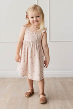 Load image into Gallery viewer, Organic Cotton Gracelyn Dress - Petite Fleur Soft Peony