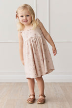 Load image into Gallery viewer, Organic Cotton Gracelyn Dress - Petite Fleur Soft Peony