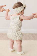 將圖片載入圖庫檢視器 Organic Cotton Bridget Singlet Bodysuit - Dainty Egret Blues