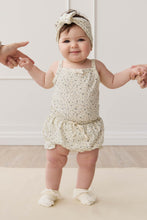 將圖片載入圖庫檢視器 Organic Cotton Bridget Singlet Bodysuit - Dainty Egret Blues