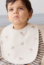 Load image into Gallery viewer, Organic Cotton Bib - Sasha Puppy Tofu