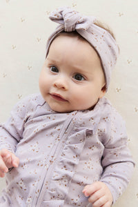 Organic Cotton Headband - Lulu Bloom Iris