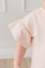 將圖片載入圖庫檢視器 Pima Cotton Courtney Ruffle Top - Dainty Pink