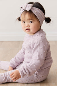 Organic Cotton Headband - Lulu Bloom Iris