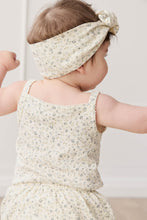 將圖片載入圖庫檢視器 Organic Cotton Bridget Singlet Bodysuit - Dainty Egret Blues