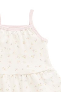 Organic Cotton Meadow Singlet - Briella Whisper