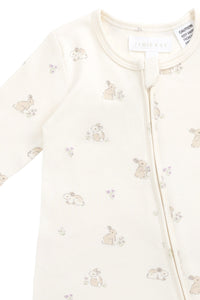 Organic Cotton Reese Zip Onepiece - Pennys Baby Friends